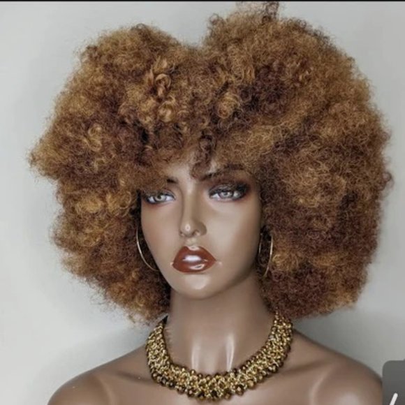 AMARA LA WIG-SUPER SOFT GLUE-LESS FIBER AFRO WIG, GREAT FOR COSPLAYS, DRAG QUEEN - Picture 3 of 4
